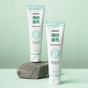 천연愛바이오,[시범구매제품 : 케어솔트치약세트 2입] 임상완료 자연유래치약세트_파주시 기업지원과